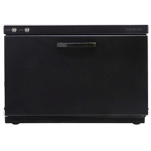 Hot Towel Cabinet - Black Fits 12 Towels